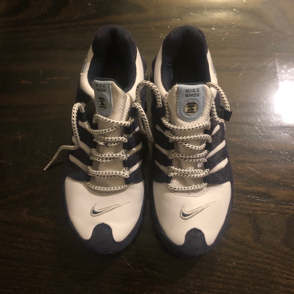 Leather and suede Nike Shox